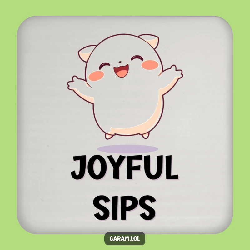 Funny Dumpling Drink Coasters: Protect Surfaces with Joyful Dumpling Art