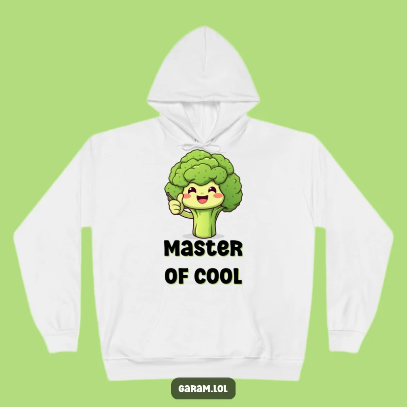 Cozy Funny Broccoli Thumbs Up Hoodie: Comfort and Comedy Combined