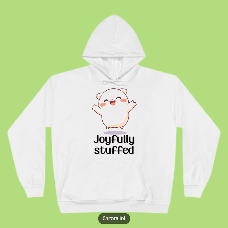 Funny Dumpling Hoodie: Cozy Up with This Joyful Jumping Foodie Wear