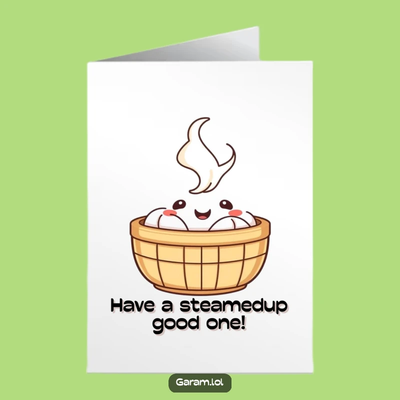 Free Printable Dim Sum Birthday Card: Steamy Fun Downloadable Gift