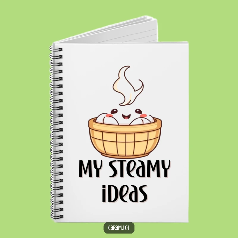 Funny Dim Sum Basket Notebook: Jot Down Ideas with this Hilarious Steamy Companion