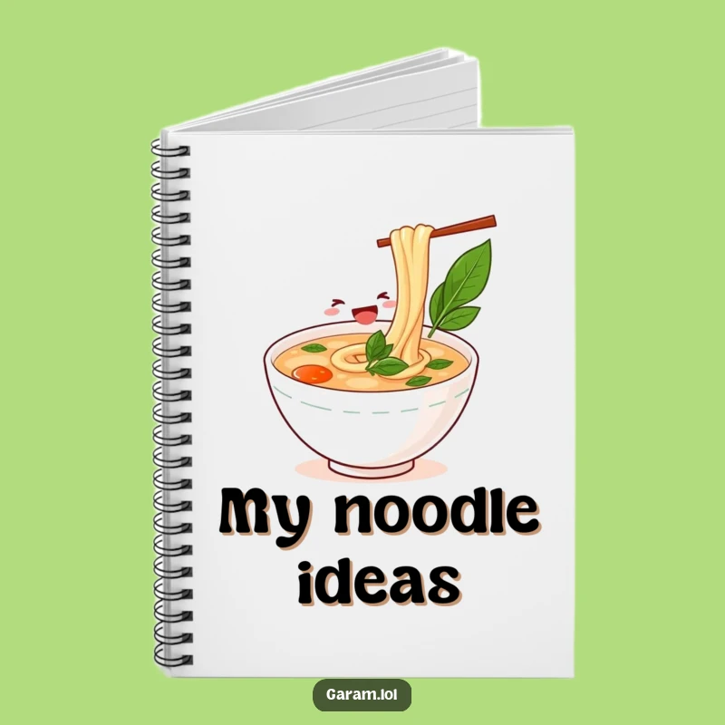 Funny Pho Noodle Slurping Notebook: Jot Down Ideas with Soup Cheer