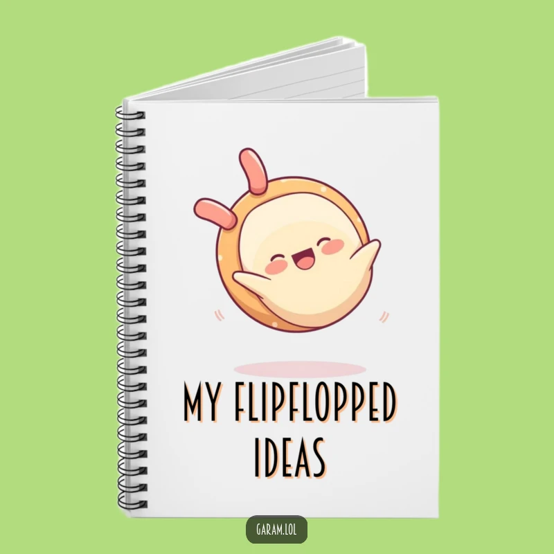 Funny Spring Roll Notebook: Jot Down Ideas with this Hilarious Flipping Companion