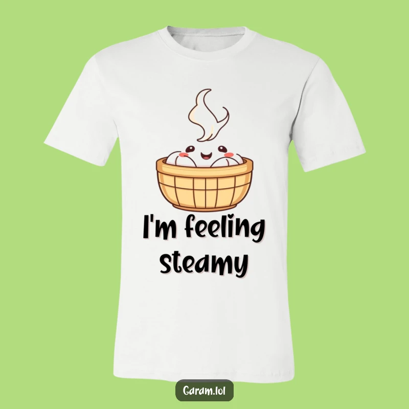 Funny Dim Sum Basket T-Shirt: Wear Your Joy with this Hilarious Steamy Design