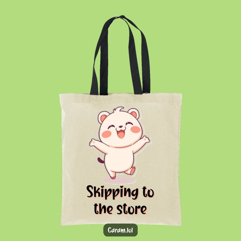 Funny Bao Tote Bag: Carry Your Day with a Playful Skip